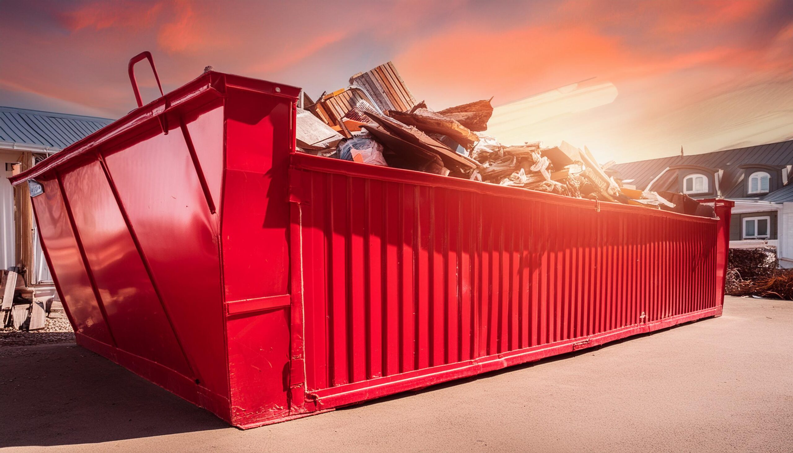 Jensen Beach dumpster rental container delivered for home project efficiently<br />
