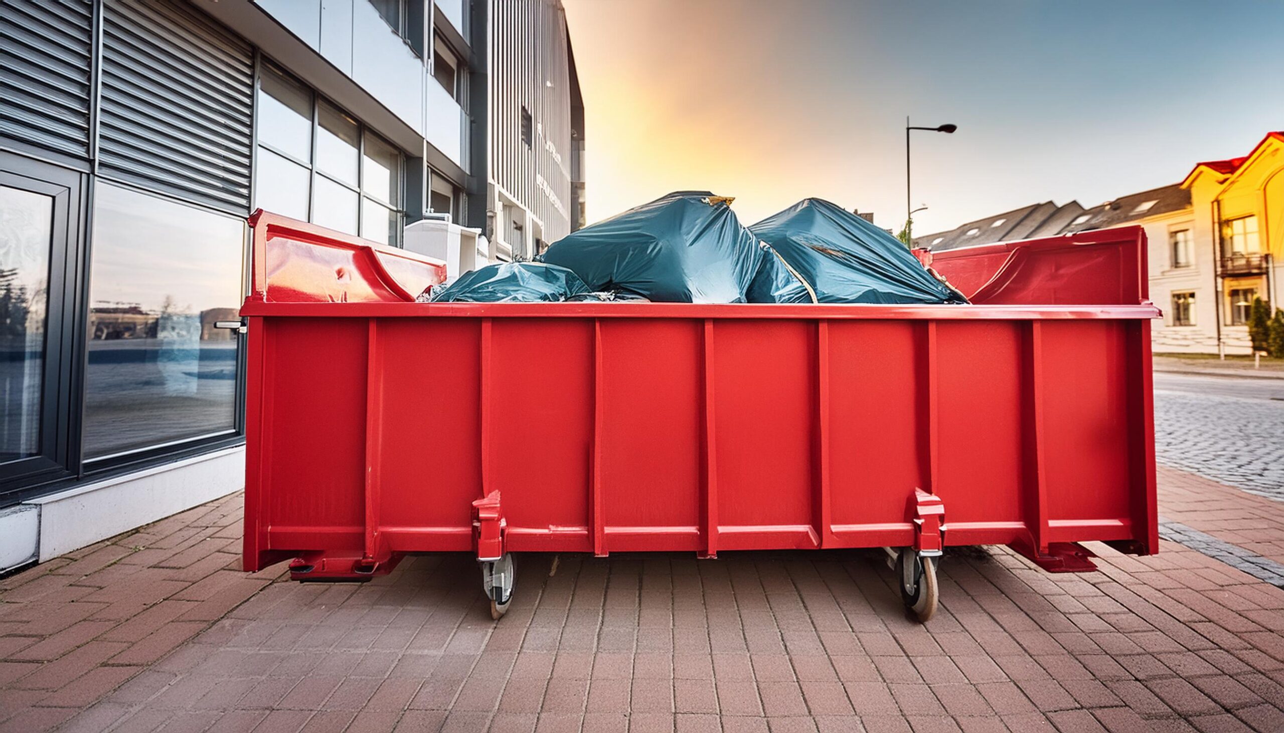 Residential dumpster for home renovation cleanup in Jupiter FL