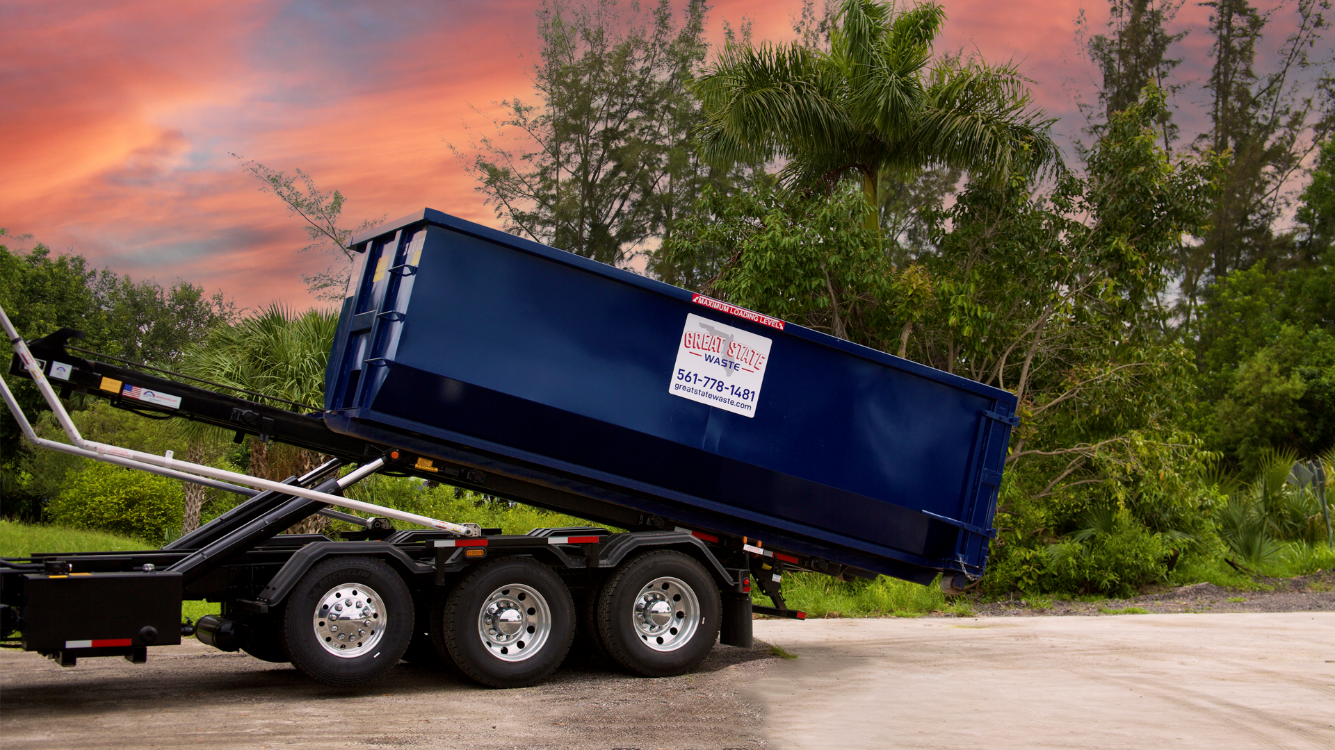 residential dumpster placement for cleanup project Fort Pierce
