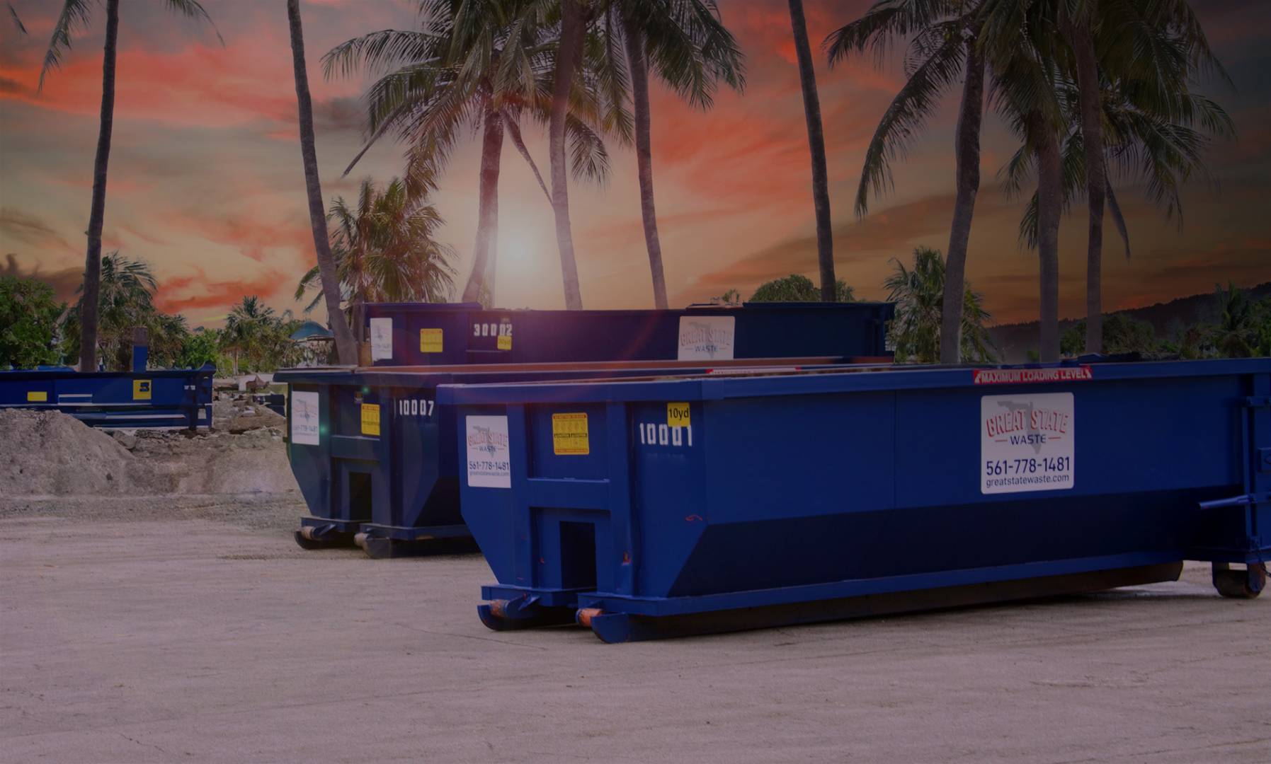 Commercial debris bin delivery in Stuart, FL near me